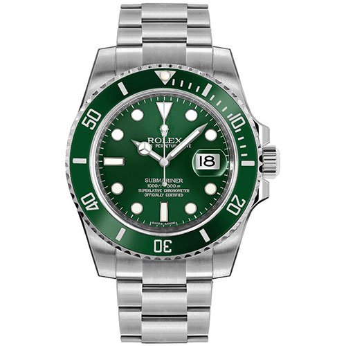 Rolex Submariner Date Green Dial Men Watch
