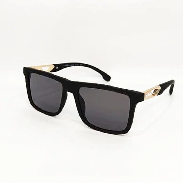 Luxonlinemart Luxury Square Sunglasses with Gold Accent