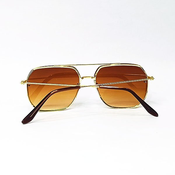 Golden Era Gradient Square Aviator Sunglasses For Men & Women